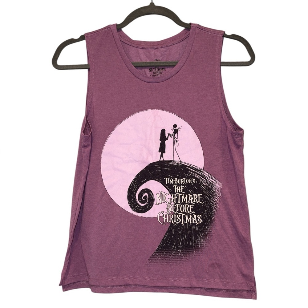 Disney Tim Burton’s The Nightmare Before Christmas Muscle Tank (Women’s XS)